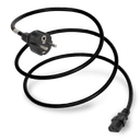 1FT Black Standard European CEE7/7 to IEC320 C13 10A 250V