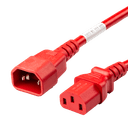 Red C14 to C13 Global Power Cord