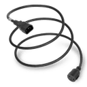 1FT Black Adapter IEC320 C14 to NEMA L6-30R 15A 250V