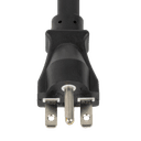 6FT Black Extension Cable NEMA 6-15P to NEMA 6-15R 15A 250V