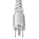 2FT White Standard NEMA 5-15P to IEC320 C13 10A 125V