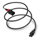 zLock Power Cord, Locking C14 to Locking C13, 17AWG x 0.6Meter, BLACK