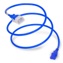Plug (Male) : P-Lite C14 Connector (Female) : IEC 60320 C13 Color : Blue