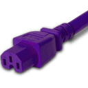 Connector (Female) : IEC 60320 C15 Color : Purple