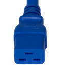 Connector (Female) : IEC 60320 C19 Color : Blue