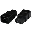 Adapter IEC 60320 C20 to C21 20A 250V BLACK