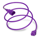 Plug (Male) : IEC 60320 C14 Connector (Female) : IEC 60320 C19 Color : Purple
