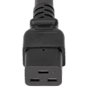 1FT Black Standard IEC320 C20 to IEC320 C19 16A 250V