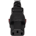 6FT White A-Lock NEMA L6-20P to IEC320 C13 Universal Locking 15A 250V