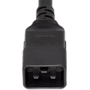 Color : Black Plug (Male) : IEC 60320 C20