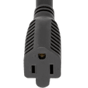 Color : Black Connector (Female) : NEMA 5-15R