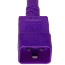Plug (Male) : IEC 60320 C20 Color : Purple