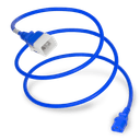 Plug (Male) : IEC 60320 C20 Locking (P-Lock) Connector (Female) : IEC 60320 C13 Color : Blue