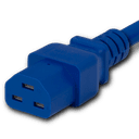 Connector (Female) : IEC 60320 C21 Color : Blue