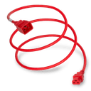 Plug (Male) : IEC 60320 C20 Connector (Female) : IEC 60320 C21 Color : Red