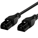 SDG400 to SDG400 12AWG ST 25A/600V 2M Black Power Cord