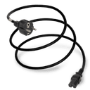 2.5M Black High Temp European CEE7/7 to IEC320 C15 10A 250V