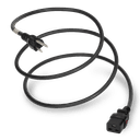 6FT Black A-Lock NEMA 5-15P to IEC320 C19 Universal Locking 15A 125V