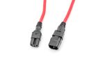 Zonit Z-Lock+ zC14 to zC15 locking power cord, red