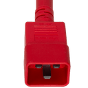 Plug (Male) : IEC 60320 C20 Color : Red