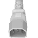 Plug (Male) : IEC 60320 C14 Color : White