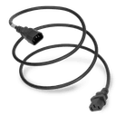 Plug (Male) : IEC 60320 C14 Connector (Female) : IEC 60320 C13 Color : Black Cordage : 18awg-3c SJT