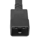Plug (Male) : IEC 60320 C20 Color : Black