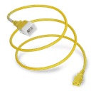 Plug (Male) : IEC 60320 C20 Locking (P-Lock) Connector (Female) : IEC 60320 C13 Color : Yellow