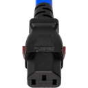 zLock Power Cord, Locking C14 to Locking C13, 17AWG x 0.6Meter, BLUE