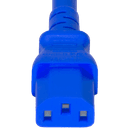 Connector (Female) : IEC 60320 C13 Color : Blue