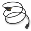 1FT NEMA L6-30P to L6-20R 20A 250V 12awg Adapter Power Cord - BLACK