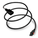 3FT Black A-Lock IEC320 C14  to IEC320 C15 Universal Locking 15A 250V