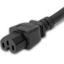 Connector (Female) : IEC 60320 C15 Color : Black