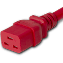 Connector (Female) : IEC 60320 C19 Color : Red