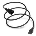 1FT C14 to C13 10A 250V BLACK - UNIVERSA