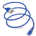 Connector (Female) : S-Lock C15 Plug (Male) : IEC 60320 C14 Locking (P-Lock) Color : Blue