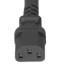 Connector (Female) : IEC 60320 C13 Color : Black