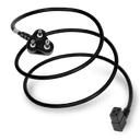 2.5M Black Type M South Africa SANS164-1 BS546 Down Angle to IEC320 C19 Left Angle 15A 250V
