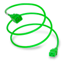 Plug (Male) : IEC 60320 C20 Connector (Female) : IEC 60320 C19 Color : Green