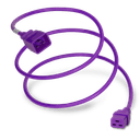Plug (Male) : IEC 60320 C20 Connector (Female) : IEC 60320 C19 Color : Purple