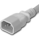 Plug (Male) : IEC 60320 C14 Color : White