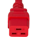Connector (Female) : IEC 60320 C19 Color : Red