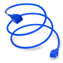 Plug (Male) : IEC 60320 C20 Connector (Female) : IEC 60320 C19 Color : Blue