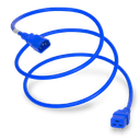 Plug (Male) : IEC 60320 C14 Connector (Female) : IEC 60320 C19 Color : Blue