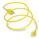 Plug (Male) : NEMA 5-15P Connector (Female) : IEC 60320 C13 Color : Yellow
