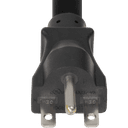 1FT Black Standard NEMA 6-15P to IEC320 C13 15A 250V