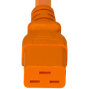 Connector (Female) : IEC 60320 C19 Color : Orange