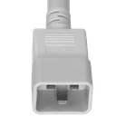 Plug (Male) : IEC 60320 C20 Color : White