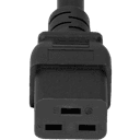 Connector (Female) : IEC 60320 C19 Color : Black