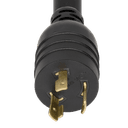 Plug (Male) : NEMA L6-20P Color : Black